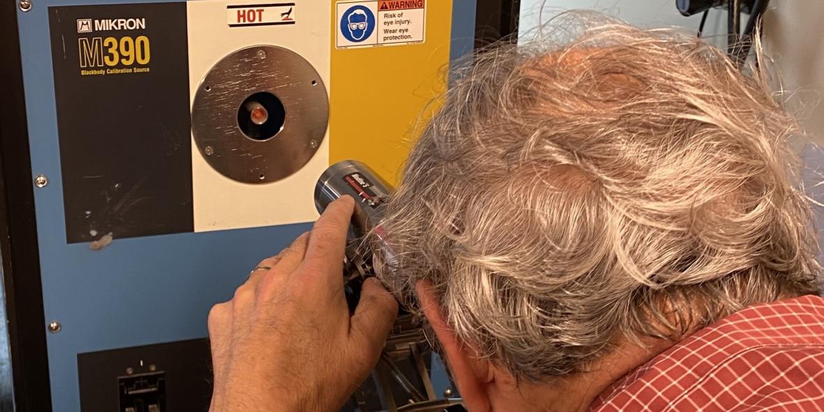 High temperature calibration in progress High temperature calibration in progress